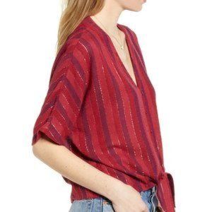 Rails Thea Tie Hem Button Down Shirt
